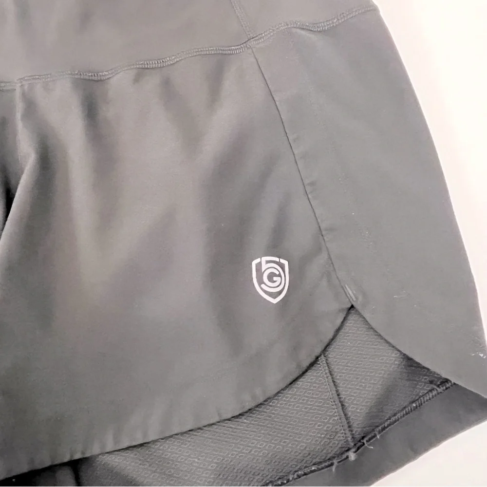 Women's Black Athletic Shorts - Picture 3 of 8